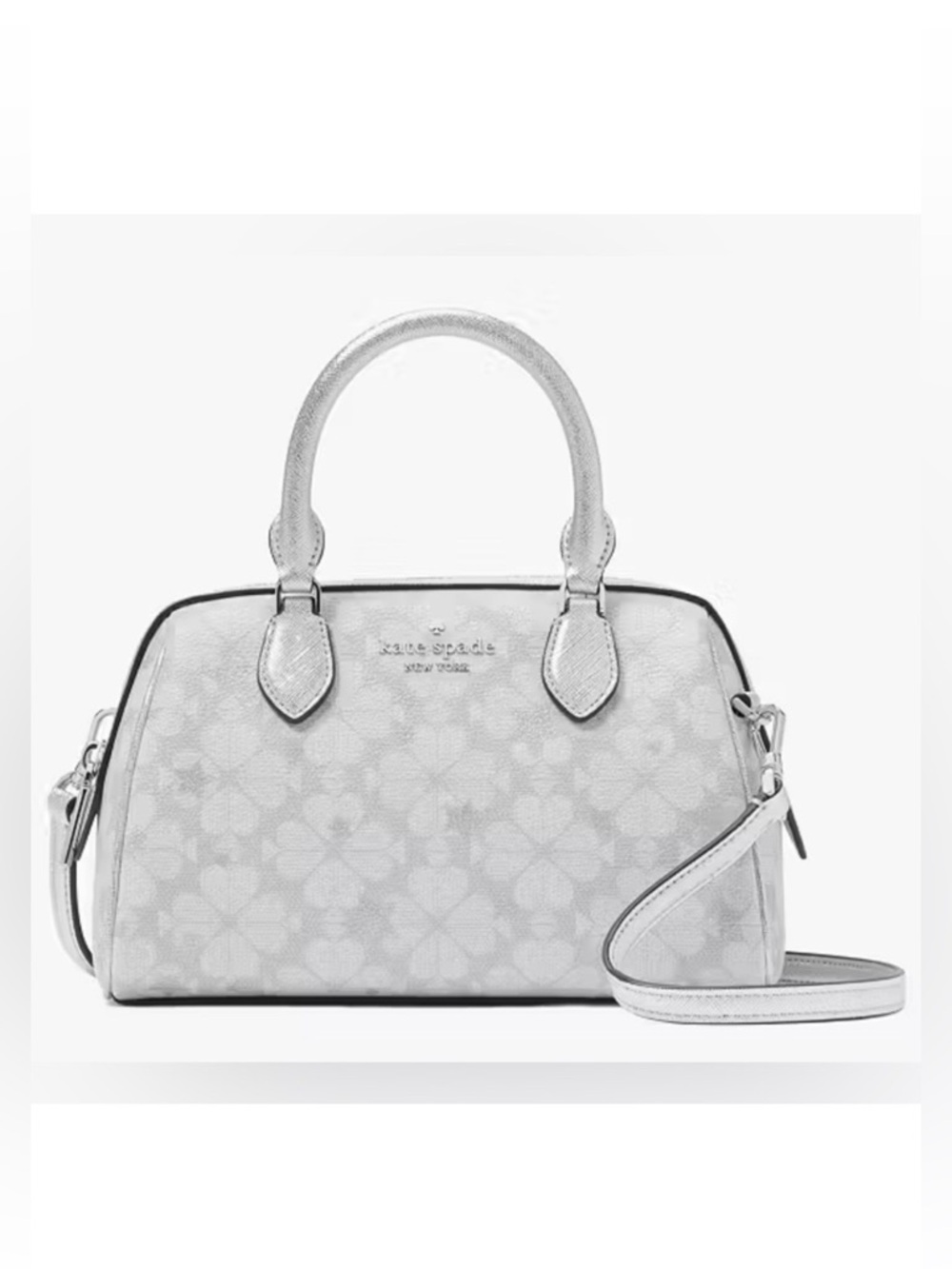 🩶SALE !!!!    KATE SPADE FLOWER STAR TOSS SMALL DOLLY DUFFLE CROSSBODY BAG - NWT